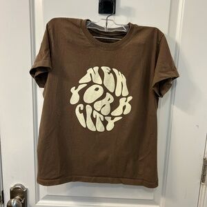 Brandy New York City Brown T-Shirt
